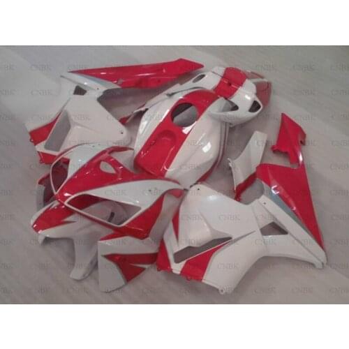 For CBR600 RR 2005 - 2006 Bodywork CBR600 RR 06 Red White Motorcycle Fairing CBR 600 RR 06 Fairings Unpainted