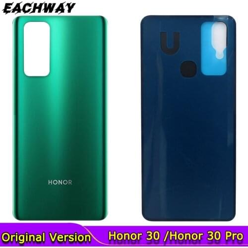 For Huawei Honor 30 Back Battery Cover Door Rear Glass Housing Huawei Honor 30 Battery Cover Honor 30 Pro Housing Case