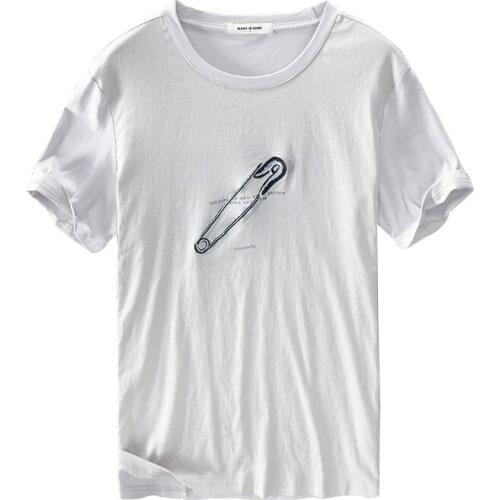 Embroidery short sleeve flax and cotton t shirt men fashion o-neck t-shirt for men breathable loose tshirt mens overhemd camisa