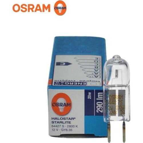 For 100PCS A LOT Osram 64440 12V50W Halogen Bulb Rice Bubble Microscope Lamp Beads 64427S 20W Dental Instrument