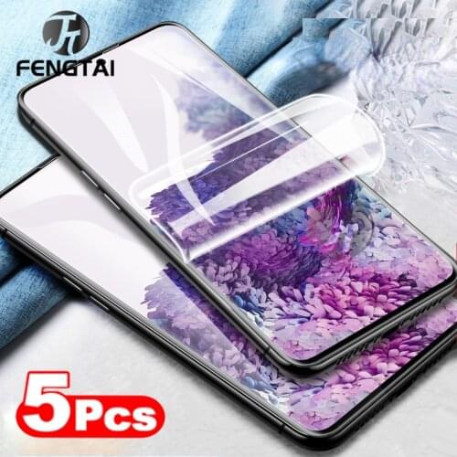 5Pcs Full Cover Hydrogel Film For Samsung Galaxy A50 A70 A51 A71 A30 A20 A10 Screen Protector For Samsung A52 A72 A20E Not Glass