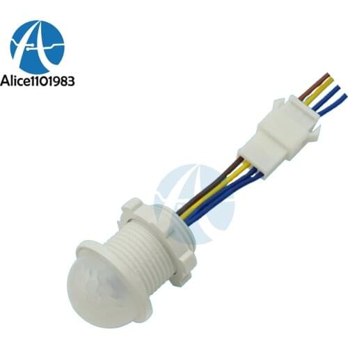 220V Infrared PIR Probe LED Body Motion Sensor Infrared Induction Switch Automatic LED Light Lamp Control Controller Switch ML