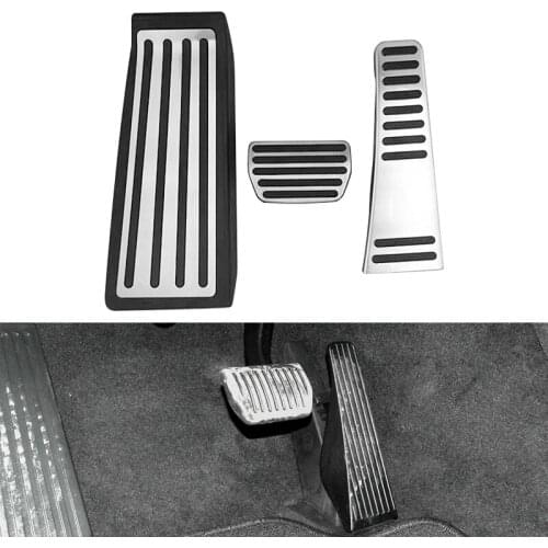 Pedal Kit For Volvo XC90 2018 2019 Stainless Steel Car Accelerator Fuel Brake Foot Rest Pedals Decorative Trim
