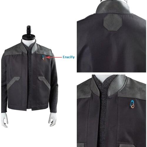 Star Cosplay Trek Jean Luc Picard Cosplay Costume Uniform Jacket Coat Pant Outfit Halloween Carnival Party Fancy Suit sportswear