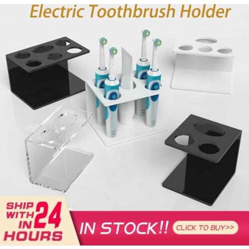 Creative Traceless Stand Rack Electric Toothbrush Holder Bathroom Organizer Wall-Mounted Holder Space Saving Bathroom Accessorie