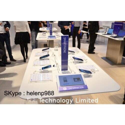 Mobile phone 10 Ports Anti Theft Display Device With Alarm And Charge For Cell Phone In Retail Shop Security