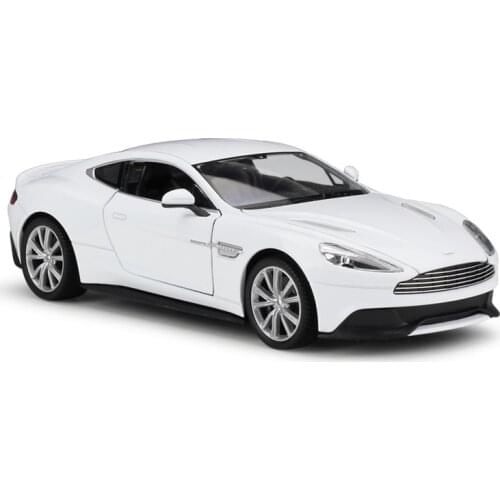 Welly 1:24 Aston Martin VANQUISH alloy car model Diecasts & Toy Vehicles Collect gifts Non-remote control type transport toy