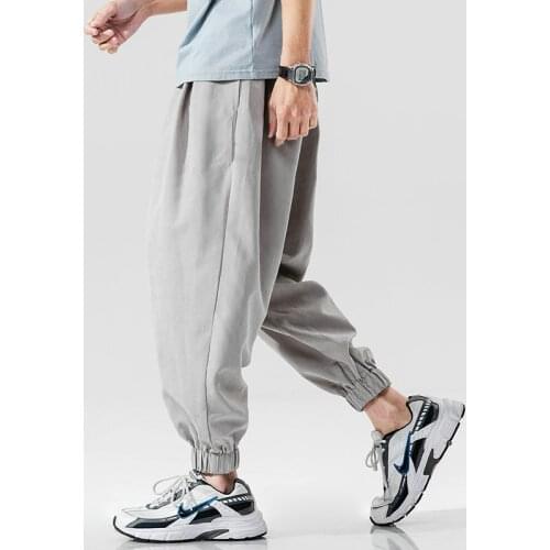 Mens Trousers Drawstring Sweatpants Men Streetwear Mens Joggers Pants Cargo Pants Male Jogger 2021 Autumn Casual Pants