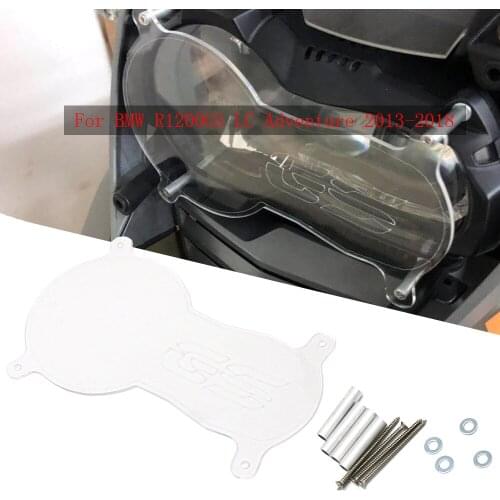 Motorcycle Headlight Lens Guard Cover Light Protector Motorbike Accessories For R1200GS & GSA LC LED 2013-18
