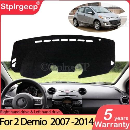 For Mazda 2 Demio 2007~2014 DE Anti-Slip Mat Dashboard Cover Pad Sunshade Dashmat Carpet Accessories Mazda2 2008 2009 2010 2013