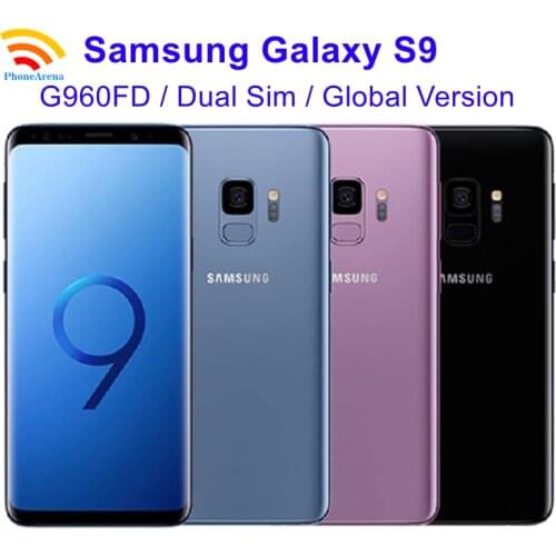 Samsung Galaxy S9 Duos G960F/DS Dual Sim 90% New Original Unlocked 4G LTE RAM 4GB ROM 64/128GB Exynos NFC Cell Phone