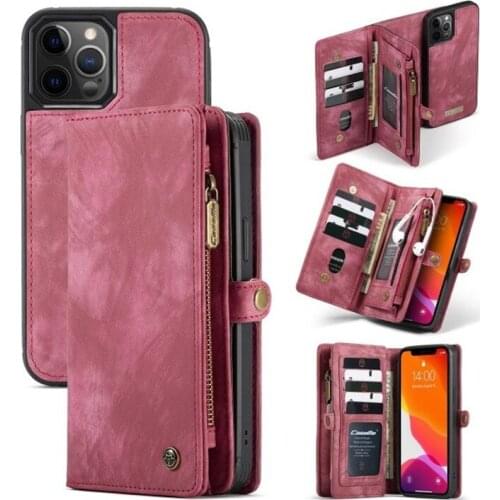 Cartera Retro de cuero de la Pu multifuncion caja del telefono para Iphone 6s 7 8 Plus X Xr Xsmax 11 11pro 11promax 12 12mini
