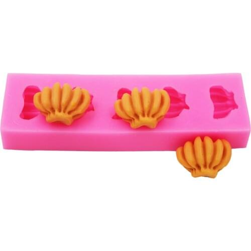 Bnana Silicone Fondant Molds Candy Chocolate Resin Molds Gum Paste Cake Decorating cake topper Mould