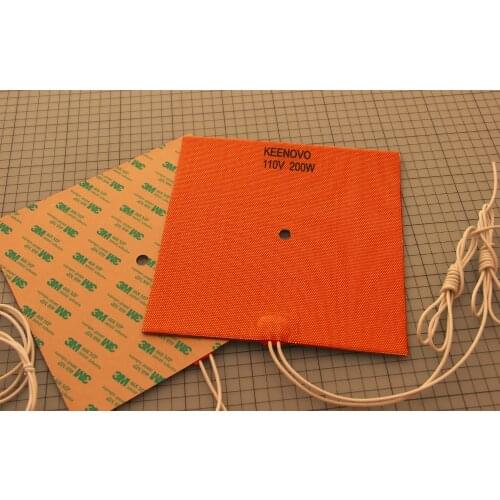 Keenovo Silicone Heater 3D Printer Heater, Better Replacement of Reprap PCB Heater Heatbed, First Grade Quality Guaranteed