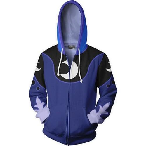 Anime Princess Luna Hoodies Cosplay Costumes 3D Print Hoodie Sweatshirt Mens Women Animation cartoon Hoodies Jackets