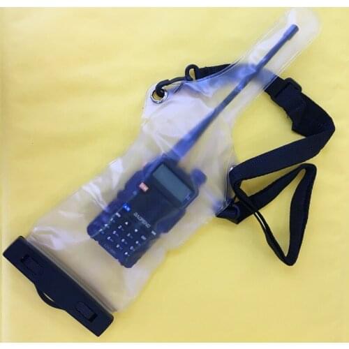 Waterproof bag case for motorola kenwood baofeng wouxun yaesu linton etc walkie talkie