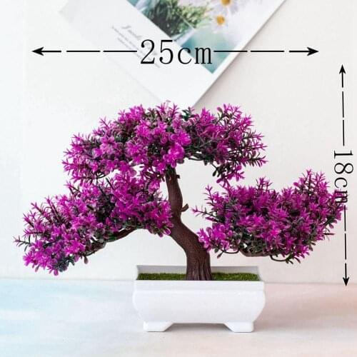 WarmHome 1Pc Artificial Flower Pine Tree Plant Photograph Prop Wedding Home Bonsai Decor