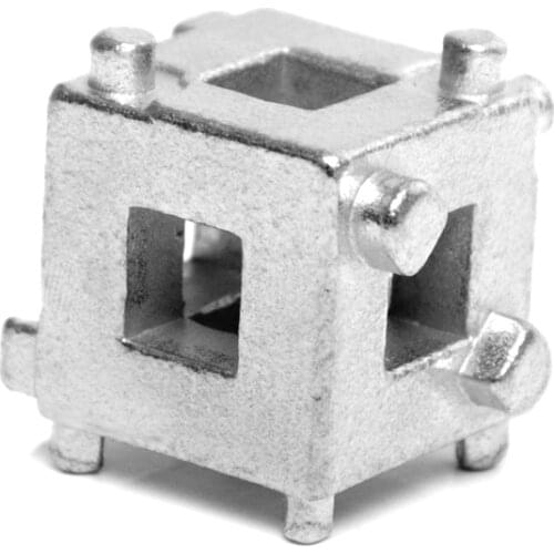 WDHZ Car DIY Rear Disc Brake Piston tools Caliper Wind Back Cube 3/8" Calliper Adaptor Tools silver