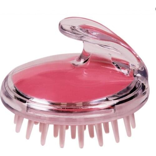 1PC Silicone Handheld Hair Shower Scalp Massage Brush Hair Washing Comb Body Shower Brush Bath Spa Slimming Massage Brush