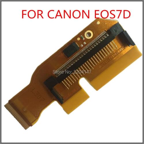 100%new original 7D card slot cable for canon 7D Card slot with flex slr Camera repair parts free shipping