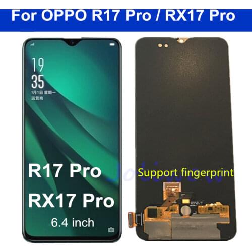 6.4" AMOLED For OPPO RX17 Pro LCD Screen Touch Screen Digitizer Assembly For OPPO R17 Pro LCD Screen Display Replacement