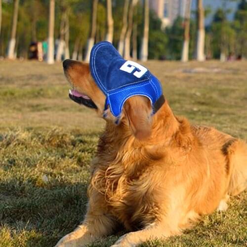 Pet Dog Cap Small Pet Summer Canvas Cap Dog Baseball Visor Hat Puppy Outdoor Sunbonnet Cap