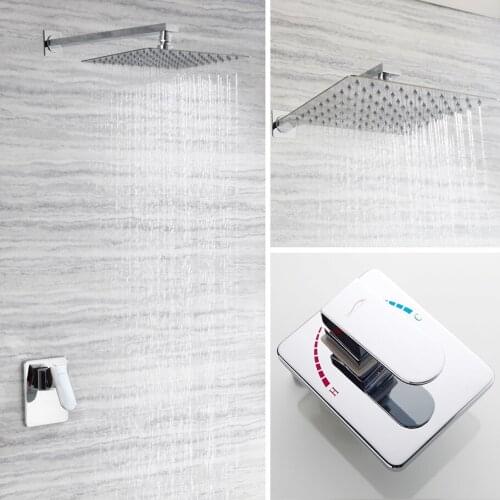 Shower System Concealed Shower Tap Set Embedded Shower Box Bathroom Shower Nozzle Wall-mounted Shower Head