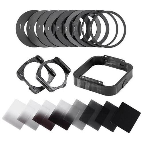 Zomei Camera Filtro Gradient Neutral Density Gradual ND Square Resin Filters Adapter Rings Holder Cokin P Series system for DSLR