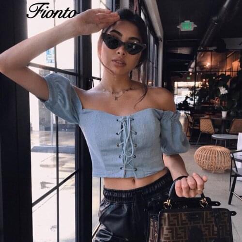 Fionto Women's Cropped Tank Tops