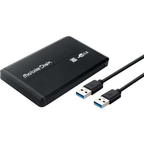 2.5" SATA to USB3.0 HDD Enclosure Mobile Hard Drive Case for SSD External Storage HDD Box With USB3.0/2.0 Cable ABS