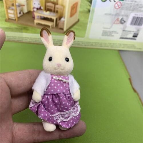 Geniune Sylvanian Doll Families Dollhouse Animal Figures furniture set clothes house food without package