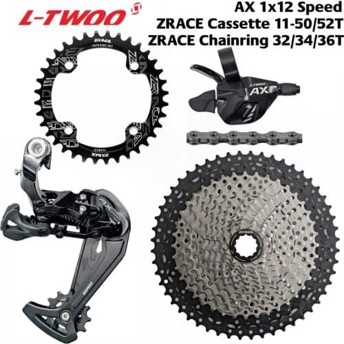 LTWOO AX12 12 Speed Shifter + Rear Derailleurs + 50T 52T ZRACE Cassette / Chainring + SUMC S12 Chain Groupset, Eagle 12
