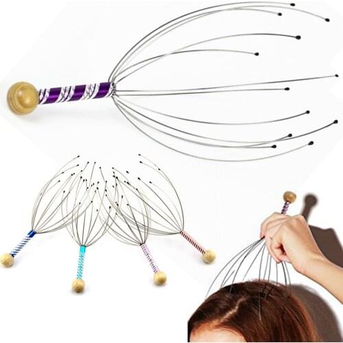 Hot Head Scratching Massage Claws Octopus Head Massager Scalp Scratcher Massage Claw Small Artifact Soul Extraction Extractor