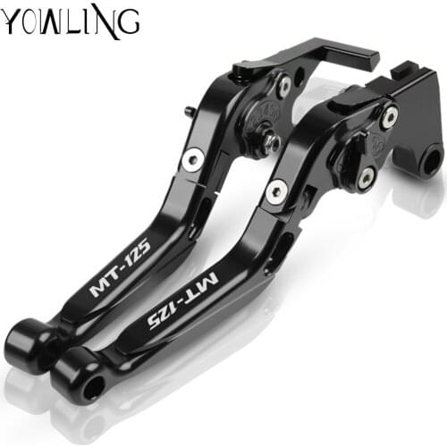 Motorcycle Extendable Adjustable Foldable Handle Levers Brake Clutch Lever For YAMAHA MT125 MT 125 MT-125 2015 2016 2017 2018