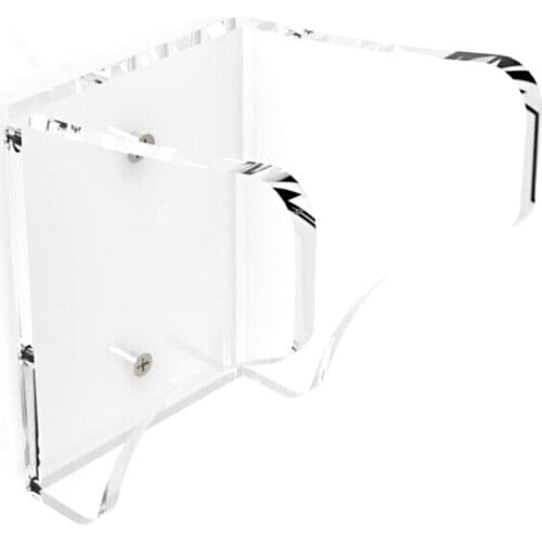 Muslady Wall Mounted Guitar Hanger Solid Acrylic Guitar Bracket Hook Holder Wall Stand for Acoustic Electric Guitar Bass Ukulele