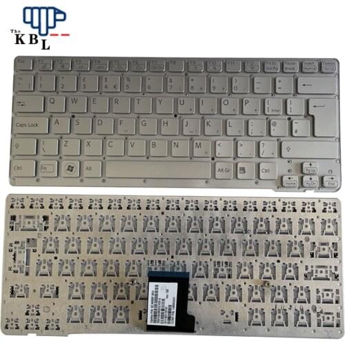 New For Sony VPC-CA UK Language Silver laptop keyboard PN148949671