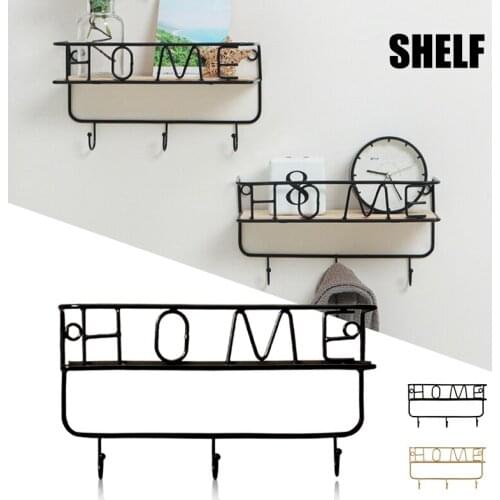 Newly Creative Wall Mounted Metal Hook Rack Key Coat Towel Holder with 3 Hooks Simple Multifunctional Kitchen Wall Decoration