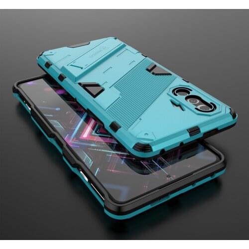 Shockproof Armor Rugged TPU Bumper Fundas Cover For Xiaomi Poco F3 GT Redmi K40 K 40 Gaming Case PC Stand Coque Shell Housing