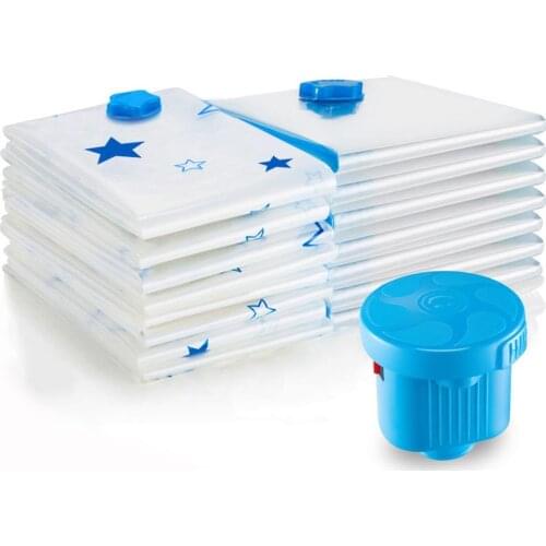 Duvet Pillow Clothes Vacuum Storage Bag Packing Travel Luggage Organizer Pouch