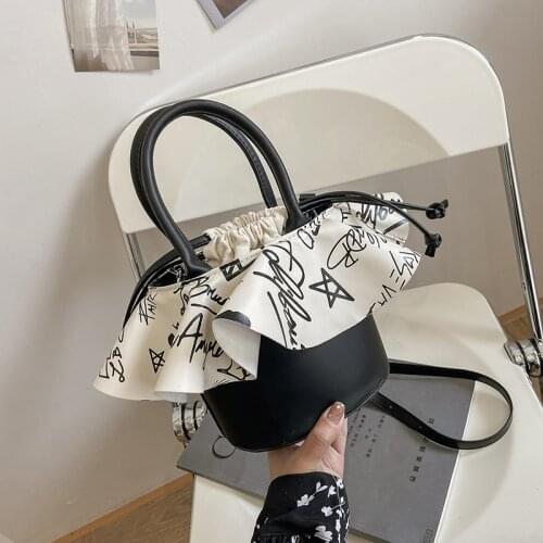 Luxury Barrel-Shaped Handbags Women Bags Designer Totes Quality Leather Shoulder Bags Ladies Fashion Drawstring Crossbody Bag