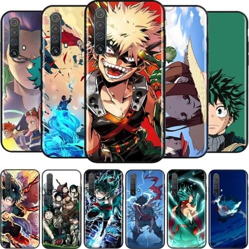 Anime My Hero Academia Silicone Cover For Realme V15 X50 X7 X3 Superzoom Q2 C11 C3 7i 6i 6s 6 Global Pro 5G Phone Case