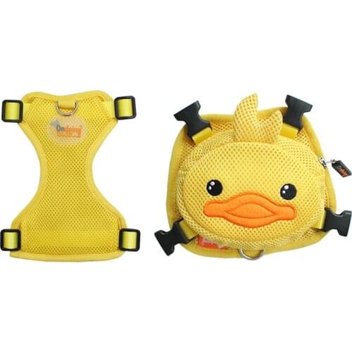 Cute Pet Backpack Harness Travel Outdoor Hiking Saddlebag for Small Dogs