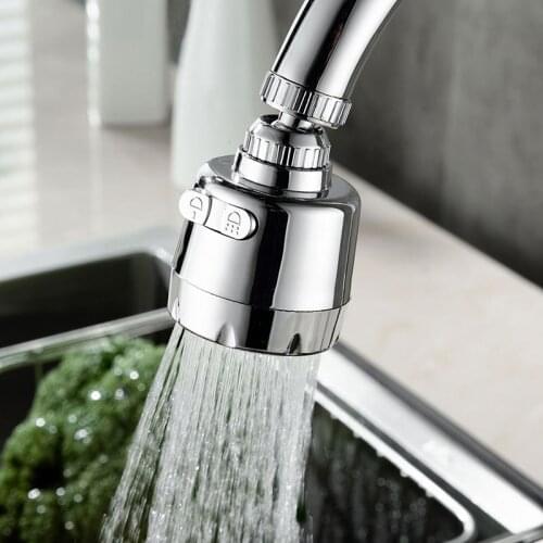 Tap Connector 2 Modes Kitchen Water Faucet Aerator Home Pressure Water Diffuser Bubbler Water Saving Filter Shower Head Nozzle