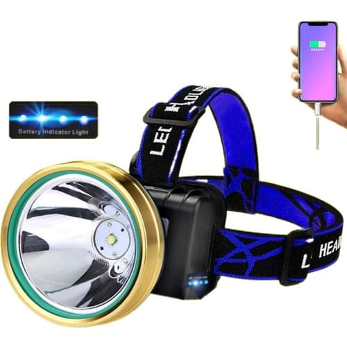 Bright headlight glare charging induction lamp fishing night fishing head-mounted waterproof flashlight led hernia