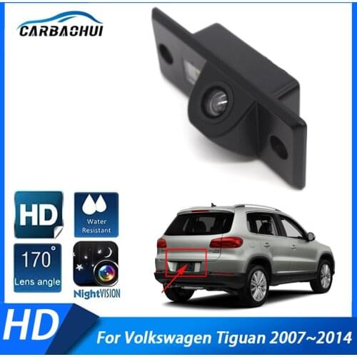 170 Degree Vehicle Rear View Reverse Camera Night Vision For Volkswagen Tiguan 2007 2008 2009 2010 2011 2012 2013 2014 Car