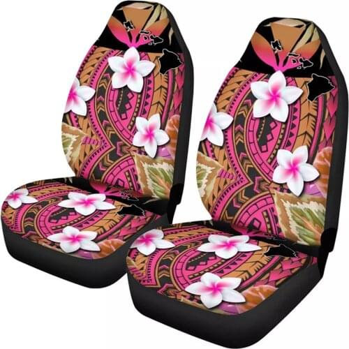 2Pcs Multicolor Flower Print Car Seat Cover Abstract Textural Floral Universal Car Protector Stylish Colors Protect Sheet SUV