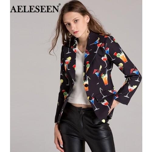 AELESEEN Women's Blazers With Short Sleeves