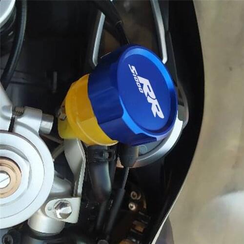 Motorcycle CNC Aluminum Rear & Front Brake Fluid Reservoir Cap Cylinder cover For BMW S1000RR S1000 RR S 1000RR 2008-2021 2020