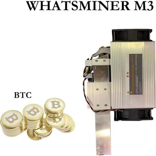 The Asic Bitcoin BTC BCH Miner WhatsMiner M3 11.5TH/S-12TH/S +Original PSU 0.17 -0.18kw/T Cost-effective