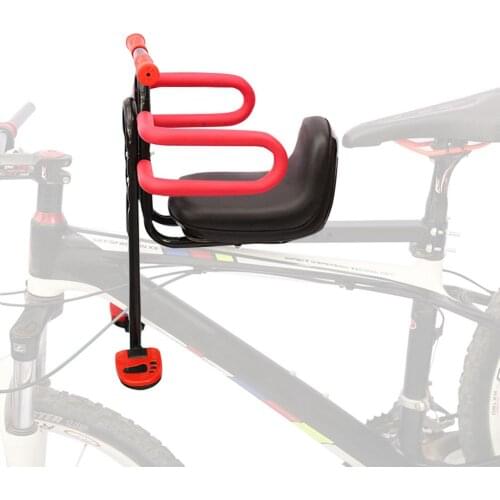 Safety Child Bike Front Mounted Seat Safe Kid Bicycle Carrier Universal Seat MTB Mountain Bike Saddle Front Frame Child Chair